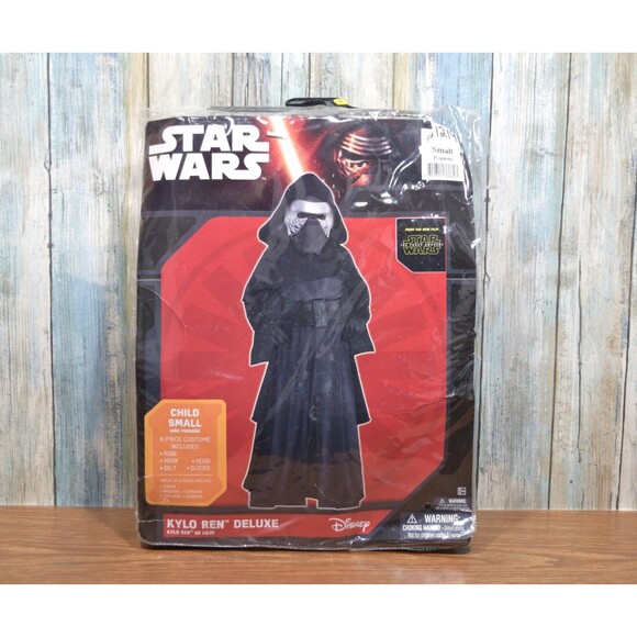 Disney Star Wars Kylo Ren Halloween Costume Kids Small 4-6 Deluxe Complete Set - Picture 1 of 9